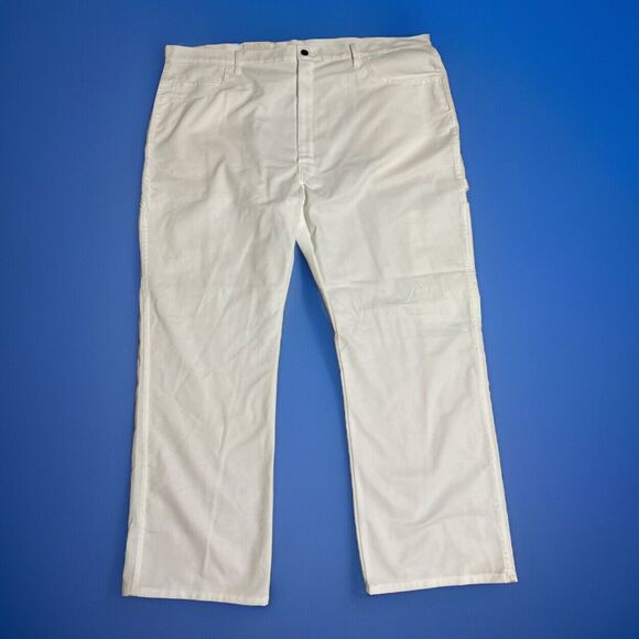 NEW Genuine Dickies Relaxed Fit Straight Leg Painter Pants White Men's 44x30 - Picture 1 of 6